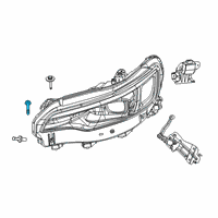 OEM 2022 Jeep Cherokee Screw-Tapping HEXAGON Head Diagram - 6510419AA