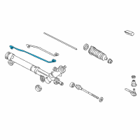 OEM 2014 Chevrolet Impala Limited Pipe Asm, Steering Gear (Long) Diagram - 19258117