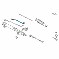 OEM 2012 Chevrolet Impala Pipe Asm, Steering Gear (Short) Diagram - 19258116