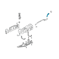 OEM Chevrolet Trailblazer Pipe Asm-Fuel Tank Filler Diagram - 15131042