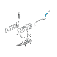 OEM 2003 GMC Envoy XL Pipe Asm-Fuel Tank Filler Diagram - 15131042