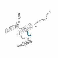 OEM 2005 GMC Envoy XL Strap Asm-Fuel Tank Diagram - 15082435