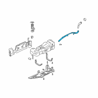 OEM Buick Rainier Pipe Asm-Fuel Tank Filler Extension Diagram - 15131045