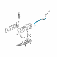 OEM 2004 GMC Envoy XUV Pipe Asm-Fuel Tank Filler Extension Diagram - 15131045