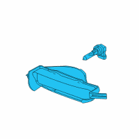 OEM Lincoln Town Car Fog Lamp Diagram - 3W1Z-15200-AC