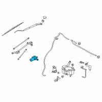 OEM 2017 Nissan NV200 Motor Assy-Windshield Wiper Diagram - 28810-3LM0A