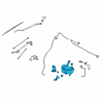 OEM 2017 Nissan NV200 Tank Assy-Windshield Washer Diagram - 28910-EM51A