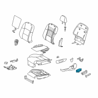 OEM Lexus GS F Switch Assy, Power Seat Diagram - 84920-30340