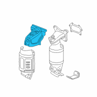 OEM 2014 Honda Civic Cover Comp, Chamber Diagram - 18120-RX0-A00