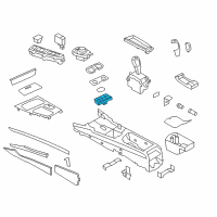 OEM BMW 760Li Drink Holder Diagram - 51-16-9-113-863