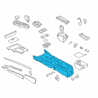 OEM BMW 750i xDrive Carrier, Trims, Centre Console Diagram - 51-16-9-171-248