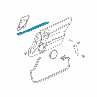 OEM 2004 Dodge Viper WEATHERSTRIP-Door Belt Diagram - 4865578AE