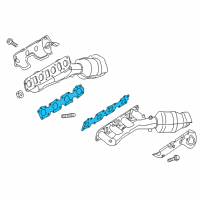 OEM 2018 Nissan Titan XD Gasket-Man Exhaust Diagram - 14036-EZ30A