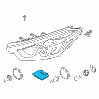 OEM 2018 Kia Forte Ecu Assembly-Afls Diagram - 92170B0000