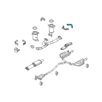 OEM Lincoln MKZ Converter Rear Bracket Diagram - 9T4Z-5K291-A