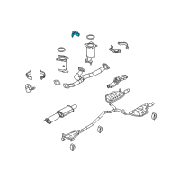 OEM 2009 Lincoln MKZ Mount Bracket Diagram - 7T4Z-5A204-BA