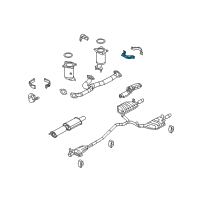 OEM 2012 Ford Taurus Converter Front Bracket Diagram - 9G1Z-5K291-A