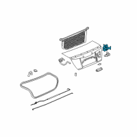 OEM Chevrolet Malibu Latch Diagram - 20815646