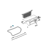 OEM Saturn Lock Cylinder Kit Diagram - 15785081