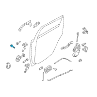 OEM 2009 Ford Focus Upper Hinge Bolt Diagram - -W708052-S439