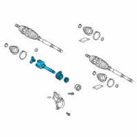 OEM 2020 Toyota C-HR Inner Joint Diagram - 43040-05142