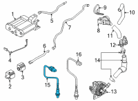 OEM 2021 Hyundai Sonata Sensor Assembly-Oxygen Diagram - 39210-2M410