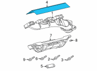 OEM 2022 Jeep Wrangler Gasket-Exhaust Manifold Diagram - 4893869AA