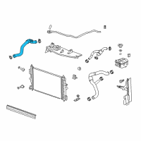 OEM Buick Verano Upper Hose Diagram - 22939851