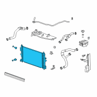OEM 2014 Buick Verano Radiator Diagram - 13267664