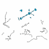 OEM Nissan Pump Assy-Power Steering Diagram - 49110-6Z700