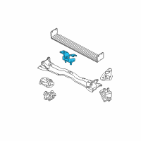 OEM 2003 Mercury Mountaineer Rear Mount Diagram - 5L2Z-6068-BA