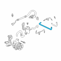 OEM Honda Civic Hose, Power Steering Joint Return Diagram - 53739-S04-950