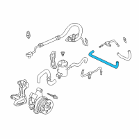 OEM 1997 Honda Civic Hose, Power Steering Joint Return Diagram - 53739-S04-950