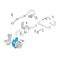 OEM Honda CR-V Pump Sub-Assembly, Power Steering Diagram - 56110-P3F-013