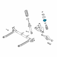 OEM 2000 Nissan Maxima Strut Mounting Insulator Assembly Diagram - 55320-2Y00A