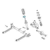 OEM Infiniti I30 Tube-Rear Spring Diagram - 55031-2Y000