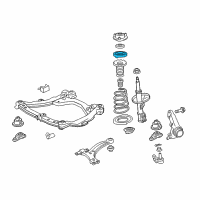 OEM Toyota Upper Spring Insulator Diagram - 48471-AA010