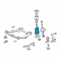 OEM 2011 Toyota Camry Coil Spring Diagram - 48131-06C11