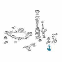 OEM Toyota Camry Ball Joint Diagram - 43340-09170