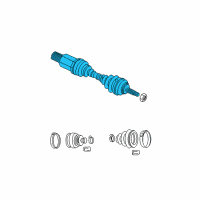 OEM Chrysler PT Cruiser Axle Half Shaft Diagram - 4668937AC