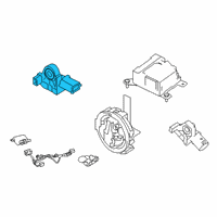 OEM Infiniti Sensor-Air Bag Front Center Diagram - 98581-5NA6A