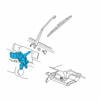 OEM 2006 Ford Freestar Rear Motor Diagram - 6F2Z-17508-A