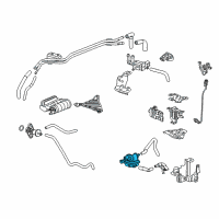 OEM Honda Accord Valve Assembly, Purge Diagram - 36162-5AA-A01