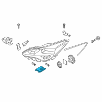 OEM 2018 Kia Stinger Led Driver Module Diagram - 92190J5120