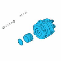 OEM 2020 Ford Edge Alternator Diagram - F2GZ-10346-A