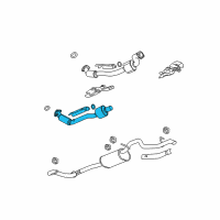 OEM Chevrolet Colorado Converter Diagram - 25982291