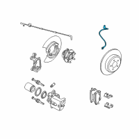 OEM Dodge Challenger Line-Brake Diagram - 68164512AD