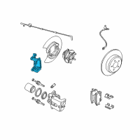 OEM 2006 Chrysler 300 Adapter-Disc Brake CALIPER Diagram - 5137687AD