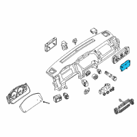 OEM Nissan Pathfinder Control Assembly Diagram - 27500-9CH0A