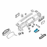 OEM 2005 Nissan Pathfinder Control Assembly Diagram - 27500-EA51B